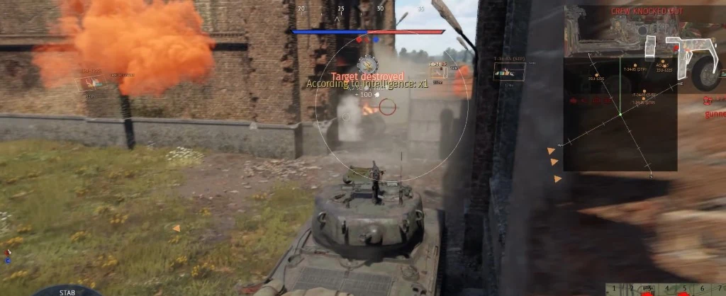 Tank ESP bounding boxes in War Thunder ground RB