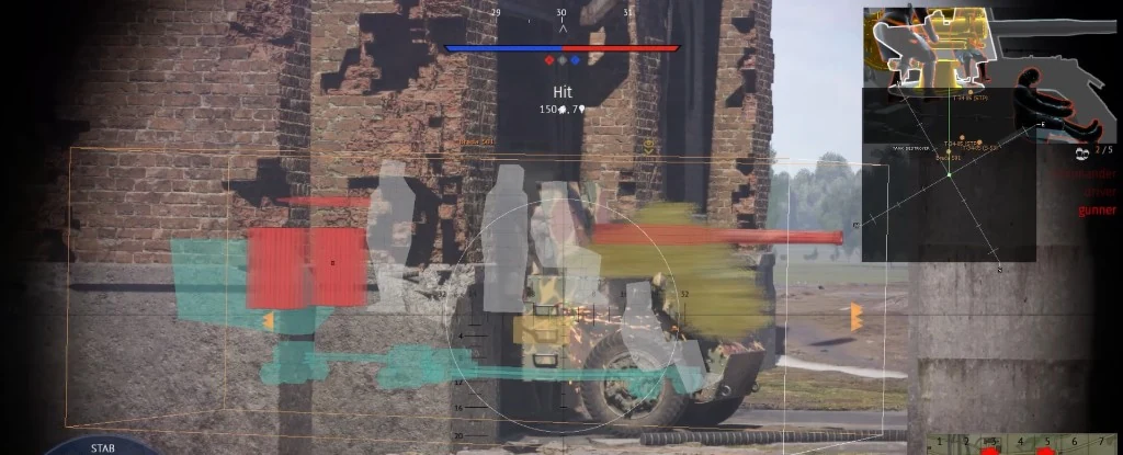 Wallhack outlines for enemy tanks and modules